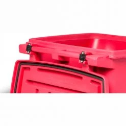 Toter 2-Wheel Medical Waste Cart, 96 Gallon Red - RMN96-00RED -Cheap Trash & Recycling Store RMN96 Red 9