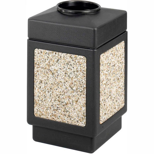 Safco® Canmeleon Aggregate Panel, Top Open, 38 Gallon Black, 9471NC 3 Safco® Canmeleon Aggregate Panel, Top Open, 38 Gallon Black, 9471NC - Image 3
