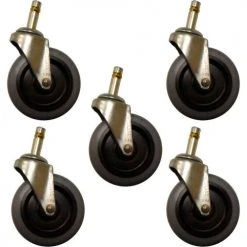 Rubbermaid® Caster Kit for Brute Dolly, Gray - FG2640M30000