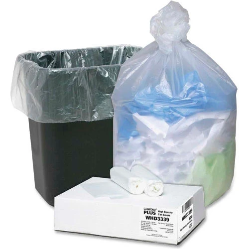 Trash Can Liners - Natural, 33 Gallon, 0.43 Mil 1 Trash Can Liners - Natural, 33 Gallon, 0.43 Mil
