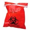 Unimed Red Stick-On Biohazard Waste Bags, 2 mil, 12"W x 14"L, 100/Box
