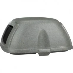 Toter Dome Lid With Swing Door, Fits SSC35, Greystone -Cheap Trash & Recycling Store STL35 00GST 04