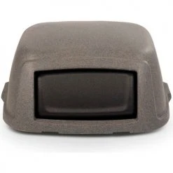 Toter Dome Lid With Swing Door, Fits SSC50, Greystone