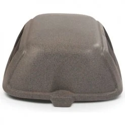 Toter Dome Lid With Swing Door, Fits SSC50, Greystone -Cheap Trash & Recycling Store STL50 00GST 03