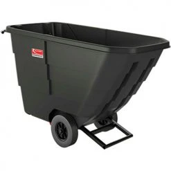 Suncast® Light Duty Plastic Tilt Truck, 1/2 Cu. Yd. Cap, 650 Lbs. Cap, Black