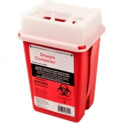 First Voice™ 1 Quart Sharps Container with OSHA Compliant Blood Borne Pathogen Training, 1 Set