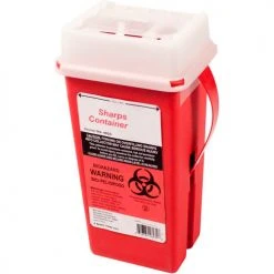 First Voice™ 2 Quart Sharps Container with OSHA Compliant Blood Borne Pathogen Training, 1 Set