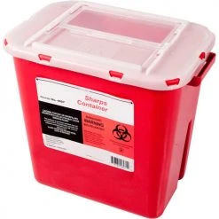First Voice™ 2 Gallon Sharps Container with OSHA Compliant Blood Borne Pathogen Training, 1 Set