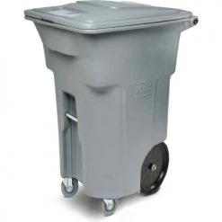 Toter Heavy Duty Two-Wheel Trash Cart w/Casters, 64 Gallon Graystone - ACC64-01GST 7 Toter Heavy Duty Two-Wheel Trash Cart w/Casters, 64 Gallon Graystone - ACC64-01GST -Cheap Trash & Recycling Store TT2 ACC64 GYS
