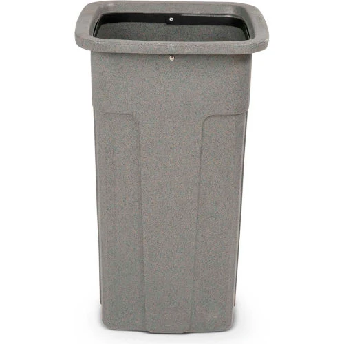 Toter Slimline Trash Can, 25 Gallon, Greystone 1 Toter Slimline Trash Can, 25 Gallon, Greystone