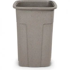 Toter Slimline Trash Can, 50 Gallon, Greystone 9 Toter Slimline Trash Can, 50 Gallon, Greystone -Cheap Trash & Recycling Store TT2 SSC50 00GST