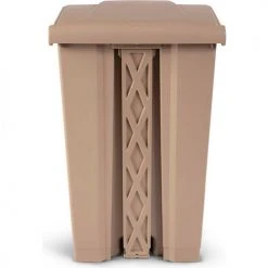 Toter Fire Retardant Step On Container, 23 Gallon, Beige - SOF23-00BEI -Cheap Trash & Recycling Store Toter 23Gallon SteponContainer Beige SOF23 Back1000x1000