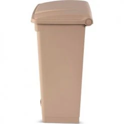Toter Fire Retardant Step On Container, 23 Gallon, Beige - SOF23-00BEI -Cheap Trash & Recycling Store Toter 23Gallon SteponContainer Beige SOF23 Side1000x1000
