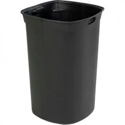 Toter Plastic Rigid Trash Can Liner For 60 Gallon Trash Can, Black -Cheap Trash & Recycling Store Toter 60Gallon LitterContainerRigidLiner Black RLO60 Angled