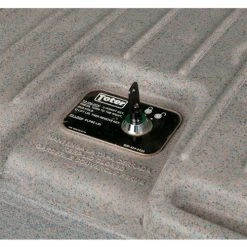 Toter Heavy Duty 2-Wheel Document Cart, 64 Gallon, Graystone - CDA64-53877 -Cheap Trash & Recycling Store Toter 64Gallon SecureDocumentCart Graystone CDA64 Lock