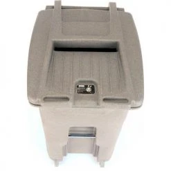 Toter 2-Wheel Secure Document/E-Waste Cart w/Casters, 64 Gallon Graystone - CDC64-00GST -Cheap Trash & Recycling Store Toter 64Gallon SecureDocumentCasterCart Graystone CDC64 Lid