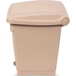 Toter Fire Retardant Step On Container, 8 Gallon, Beige - SOF08-00BEI 12 Toter Fire Retardant Step On Container, 8 Gallon, Beige - SOF08-00BEI -Cheap Trash & Recycling Store Toter 8Gallon SteponContainer Beige SOF08 Side1000x1000