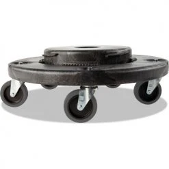 Rubbermaid® Brute Quiet Dolly, 250 lb. Capacity, 18 1/4" Dia., Black - FG264043BLA -Cheap Trash & Recycling Store UNT RCP264043BLA