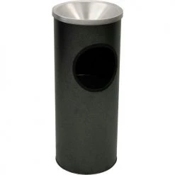 Witt Industries Steel Ash 'N Trash Urn 3 Gallon Silver Vein - 3000SVN